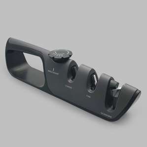 Afilador de cuchillos profesional 3-en-1 con perilla de ángulo ajustable
