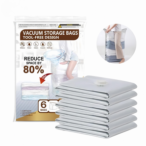 Set de bolsas de almacenamiento al vacío en cubo (6 bolsas)