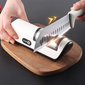 Afilador de cuchillos inalámbrico recargable por USB con 3 velocidades