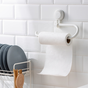Soporte de papel toalla y papel higiénico con ventosa